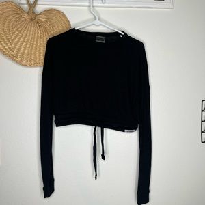 Gymshark ribbed long sleeve Cropped sweatshirt